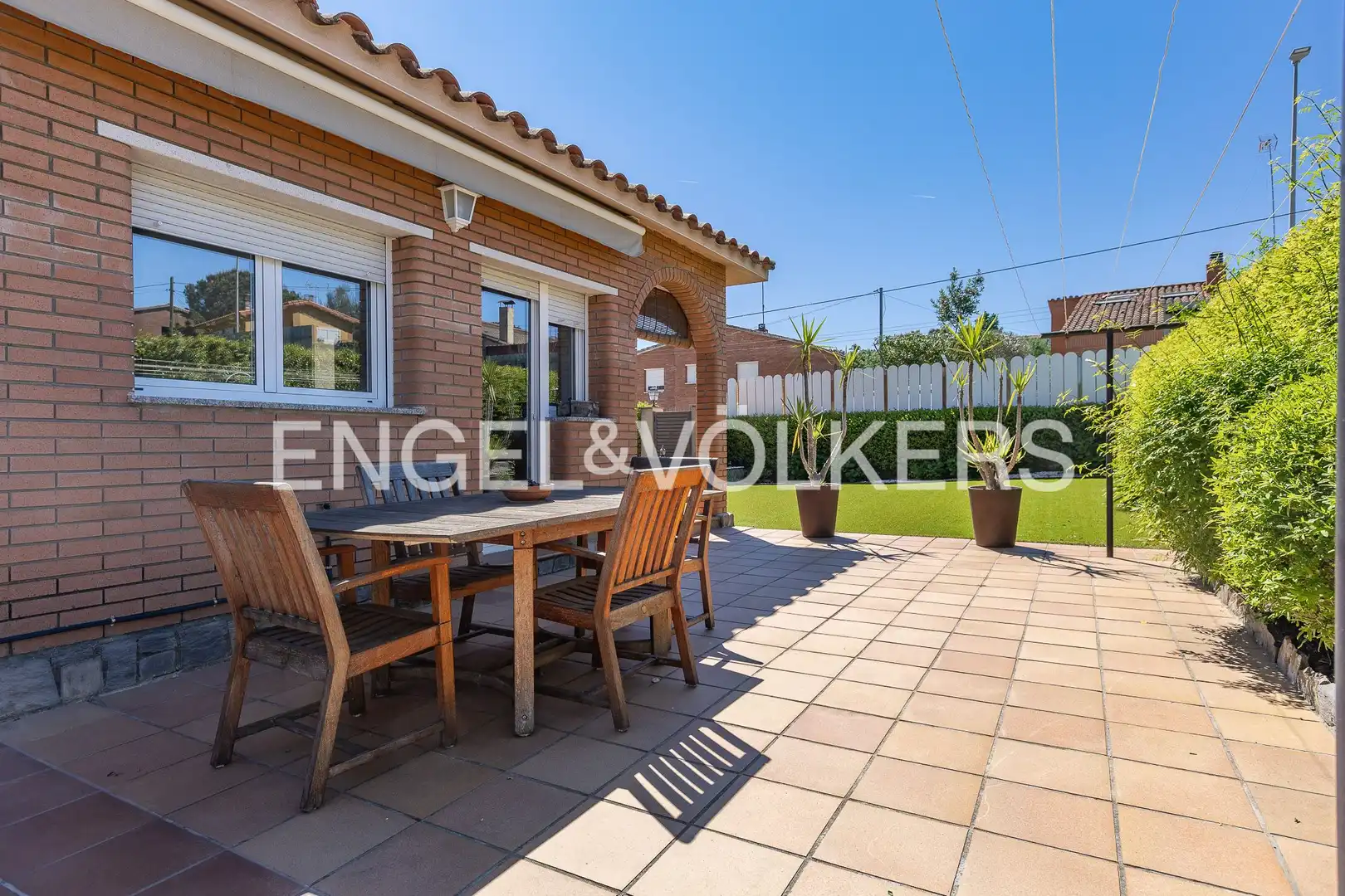 Terraza de Casa o chalet en venta en Castellar del Vallès con Aire acondicionado, Calefacción y Jardín privado