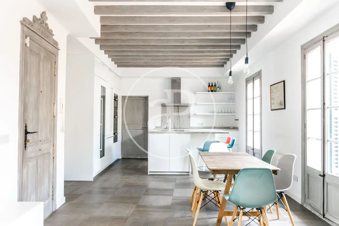 Comedor de Piso de alquiler en  Palma de Mallorca con Aire acondicionado, Calefacción y Terraza
