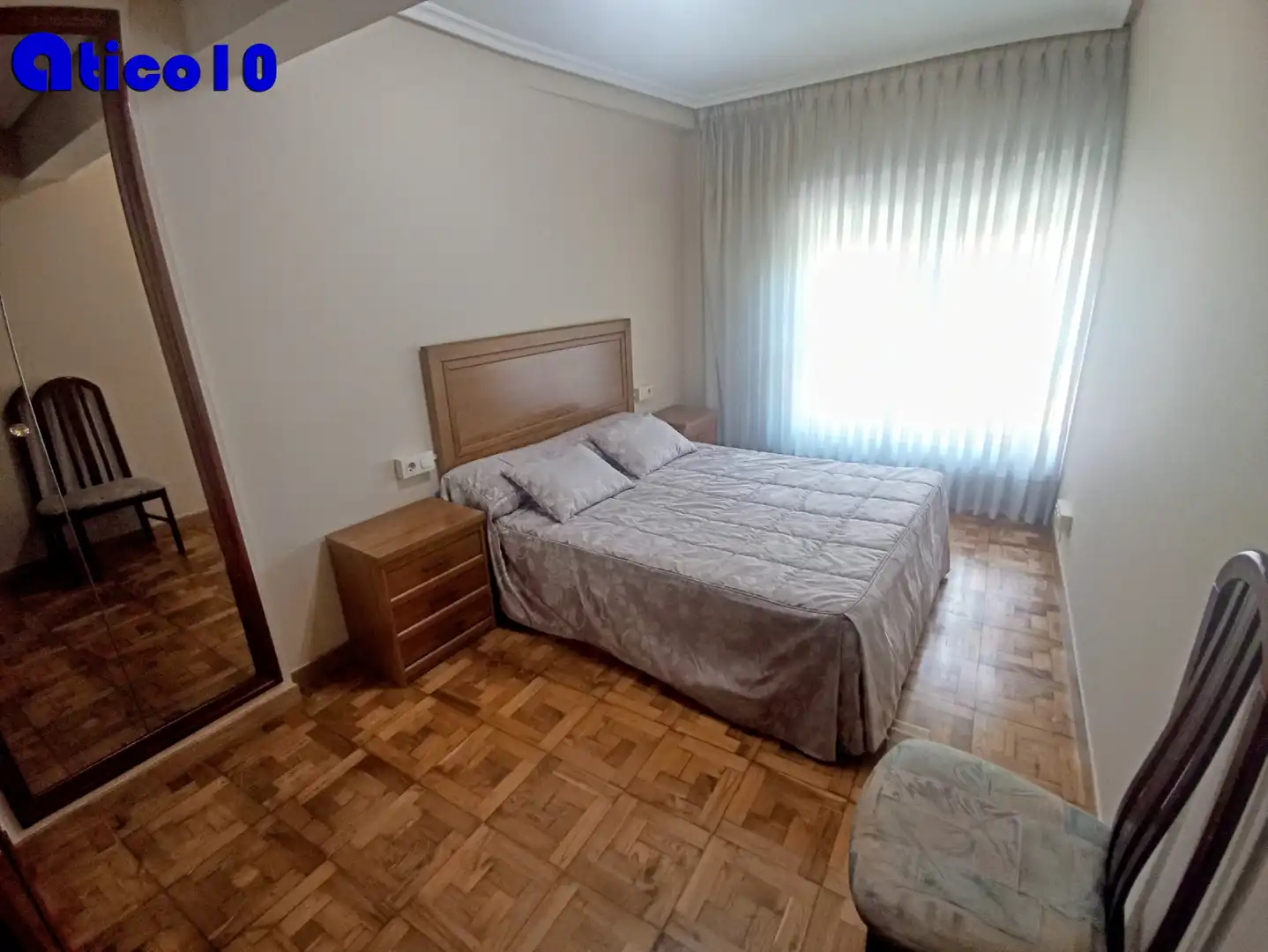 Schlafzimmer von Wohnung zur Miete in Oviedo  mit Heizung, Möbliert und Ofen