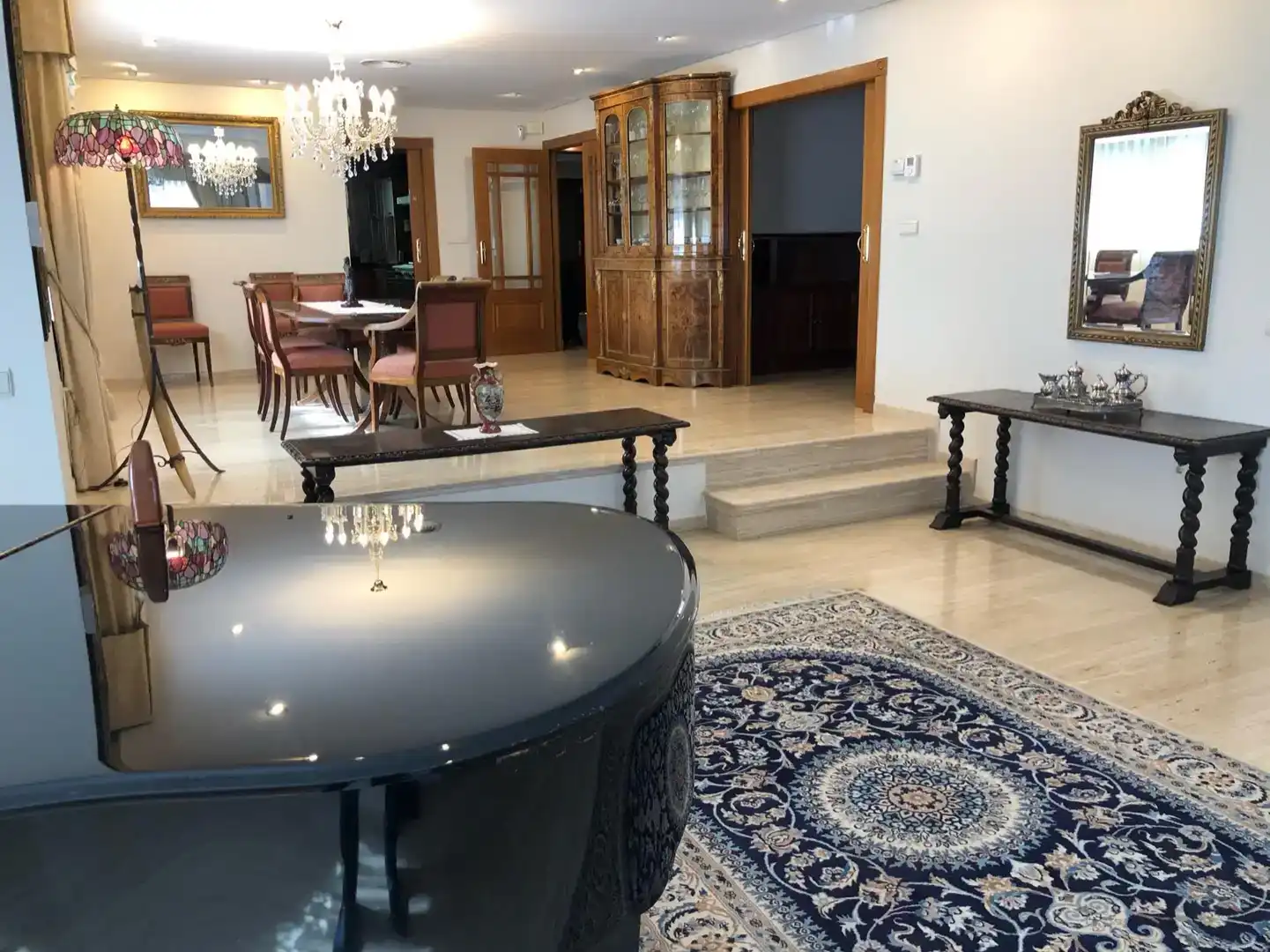 Menjador de Casa o xalet en venda en Murcia amb Aire condicionat, Jardí privat i Piscina