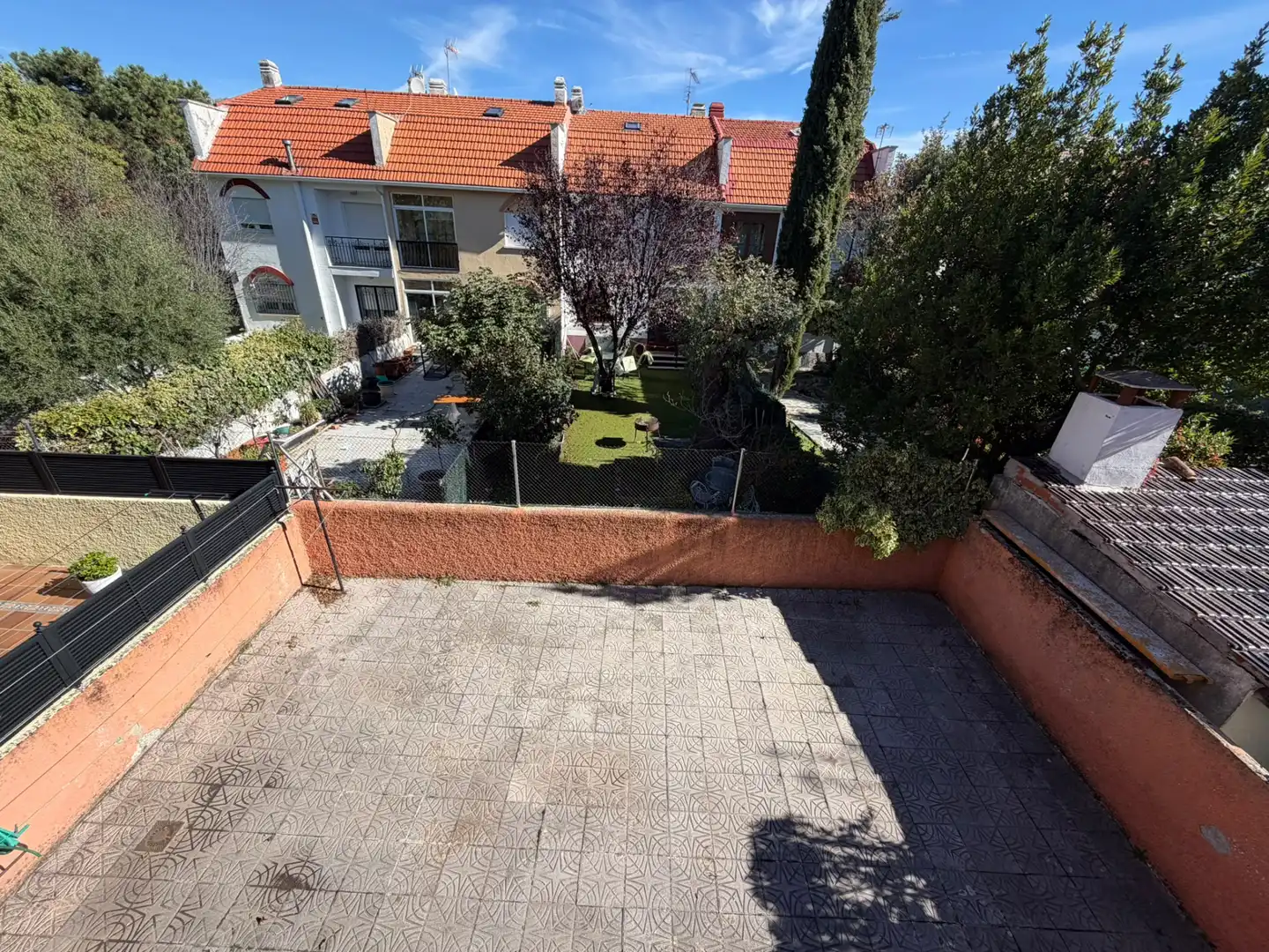 Terrassa de Casa adosada en venda en Los Molinos, Madrid