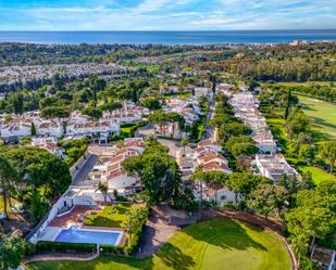Exterior view of Single-family semi-detached for sale in Marbella  with Heating, Private garden and Terrace