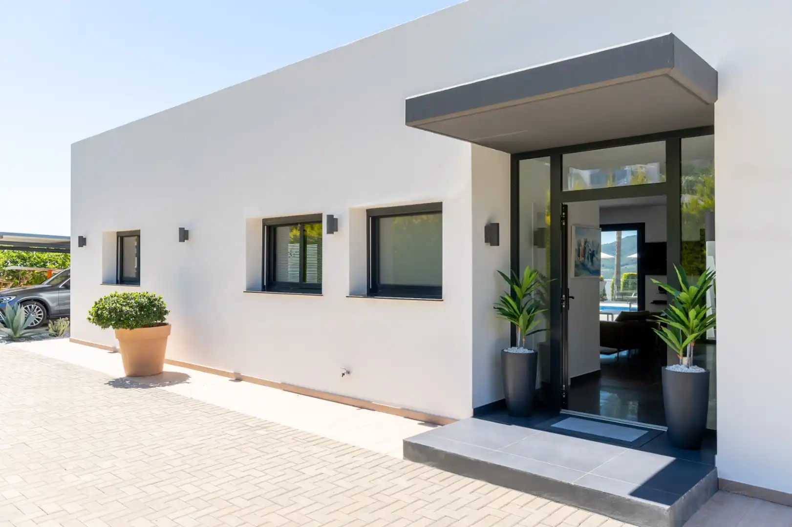 Vista exterior de Casa o xalet en venda en Jávea / Xàbia amb Aire condicionat, Calefacció i Jardí privat