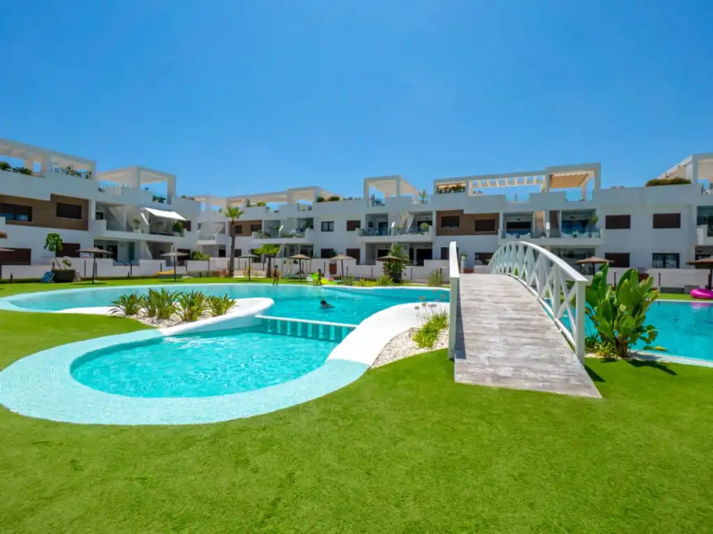 Swimming pool of Attic for sale in Torrevieja  with Air Conditioner, Heating and Furnished