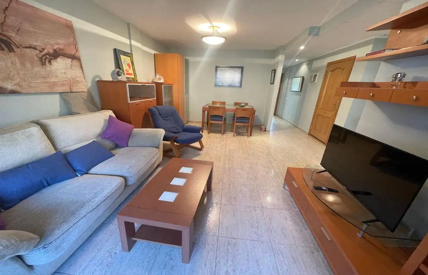 Sala de estar de Apartamento en venta en Alcanar con Jardín privado, Terraza y Trastero