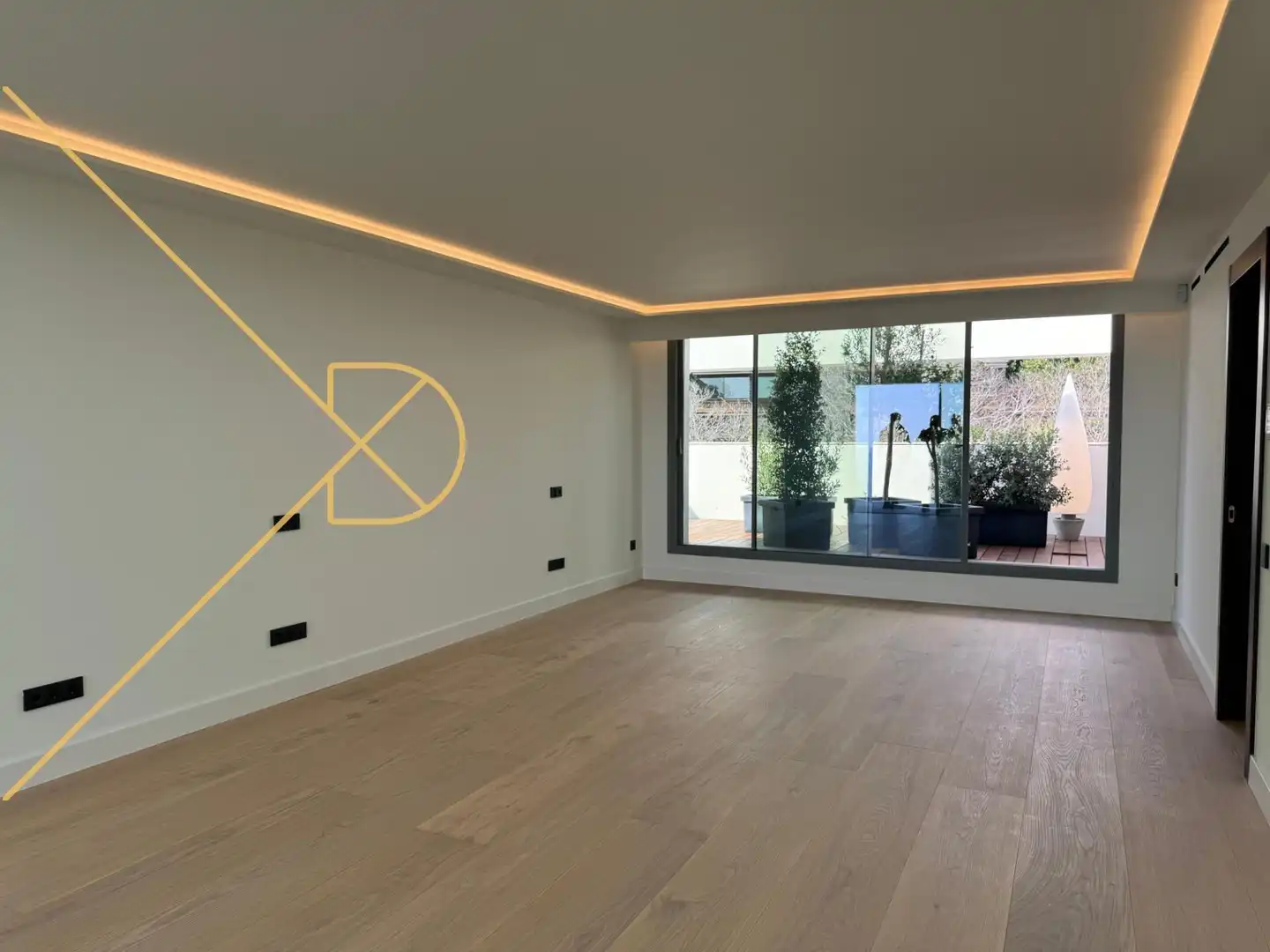 Sala de estar de Casa o chalet en venta en Barcelona con Aire acondicionado, Calefacción y Jardín privado