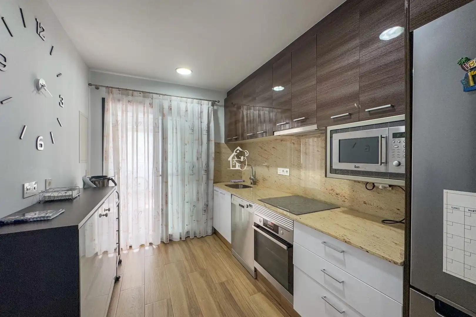 Cocina de Casa adosada de alquiler en Pilar de la Horadada con Aire acondicionado, Jardín privado y Terraza