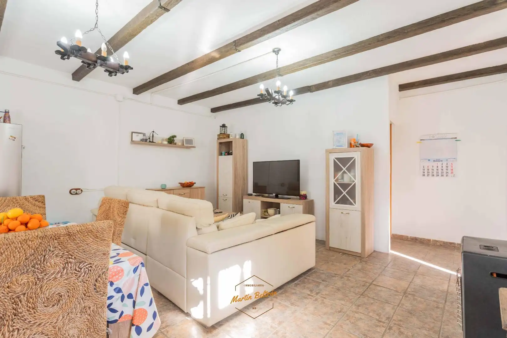 Sala de estar de Casa o chalet en venta en Canjáyar con Aire acondicionado, Piscina y Alarma