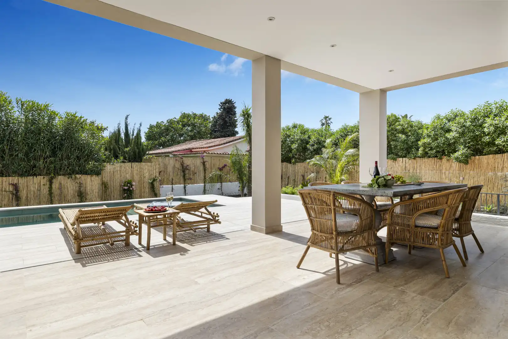 Terraza de Casa o chalet en venta en Marbella con Aire acondicionado, Jardín privado y Terraza