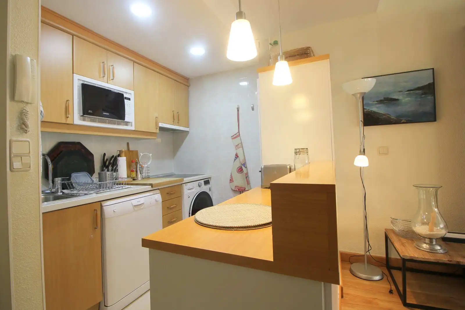 Kitchen of Flat for rent in Barrio de Salamanca