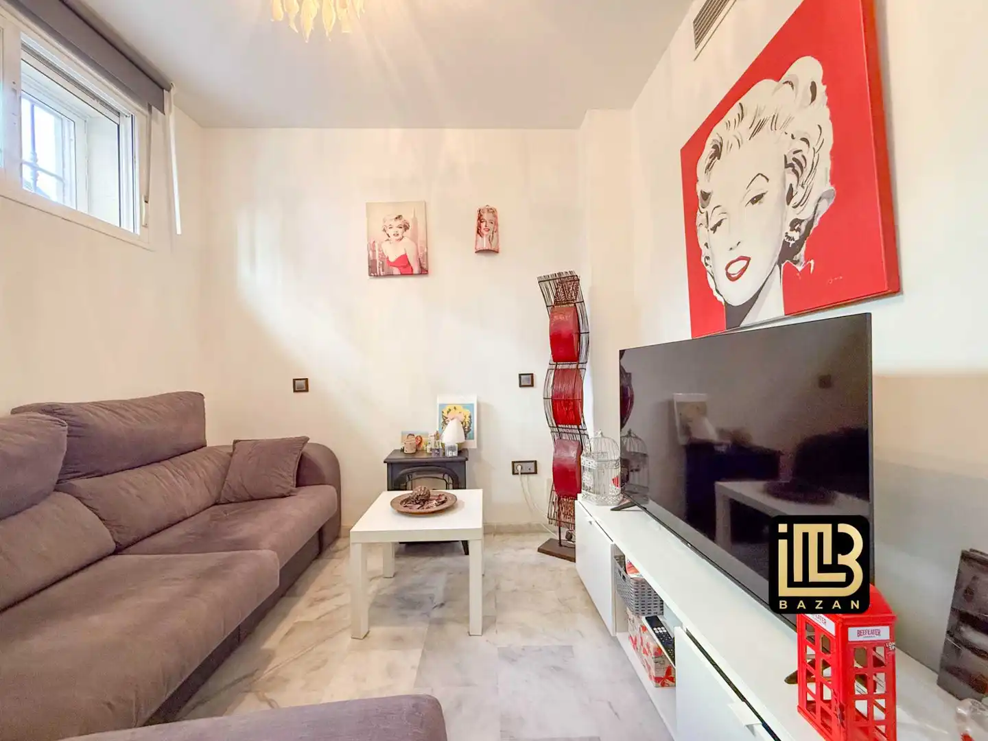 Living room of Flat for rent in Málaga  with Air Conditioner, Furnished and Washing machine