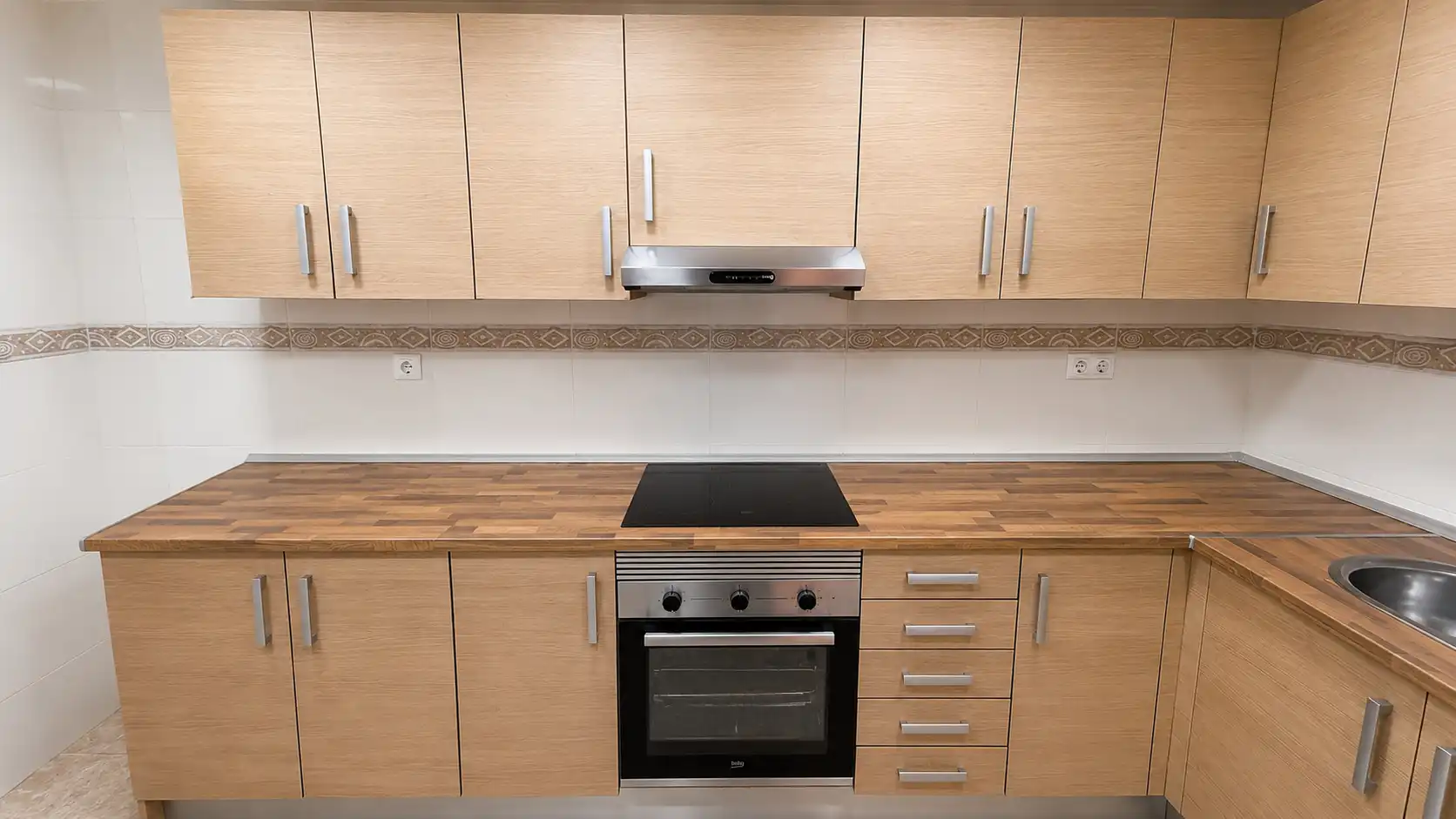Cocina de Piso de alquiler en Torremolinos con Aire acondicionado, Calefacción y Terraza