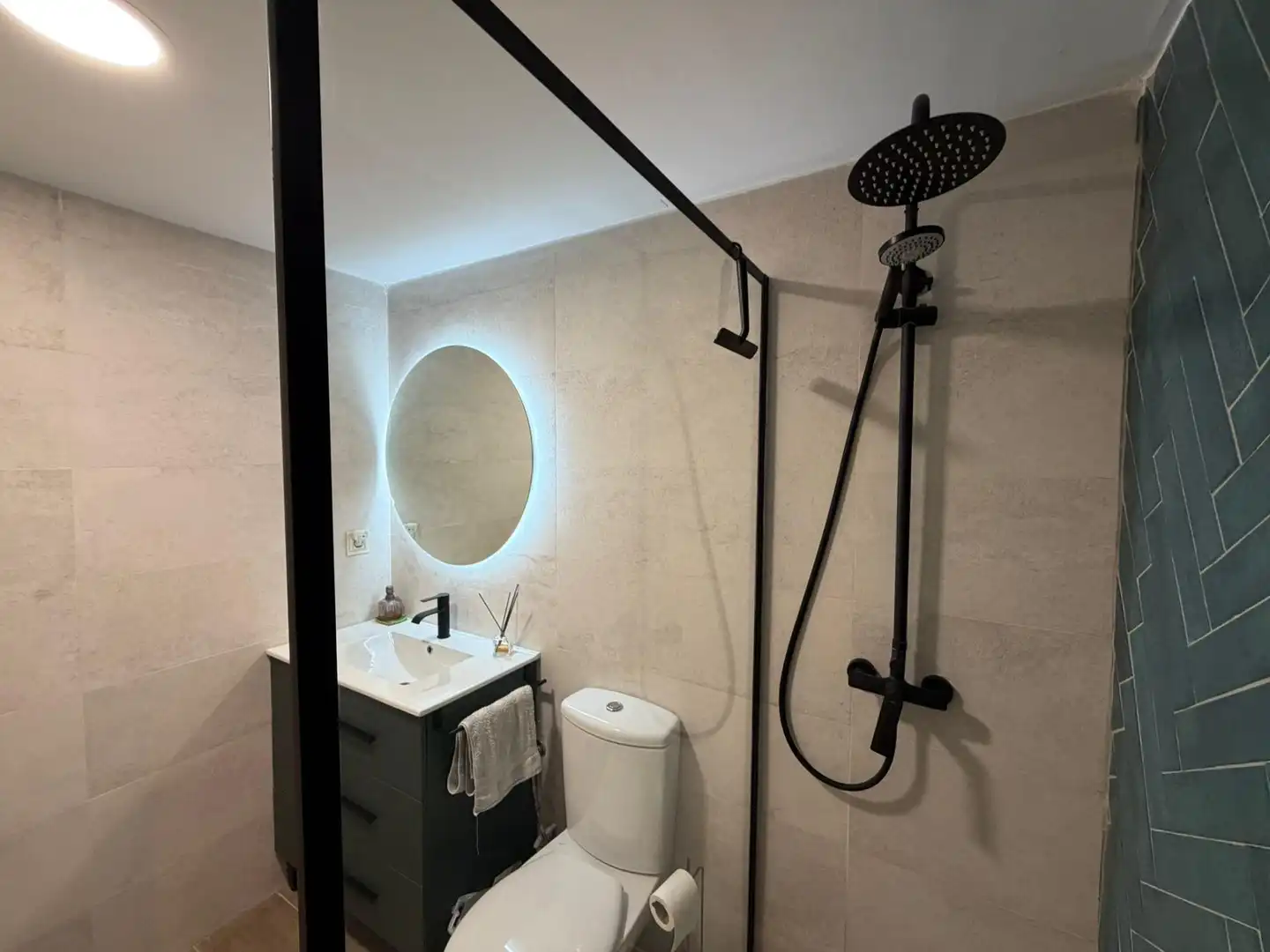 Bathroom of Ground floor for sale in L'Alfàs del Pi  with Air Conditioner, Private garden and Furnished