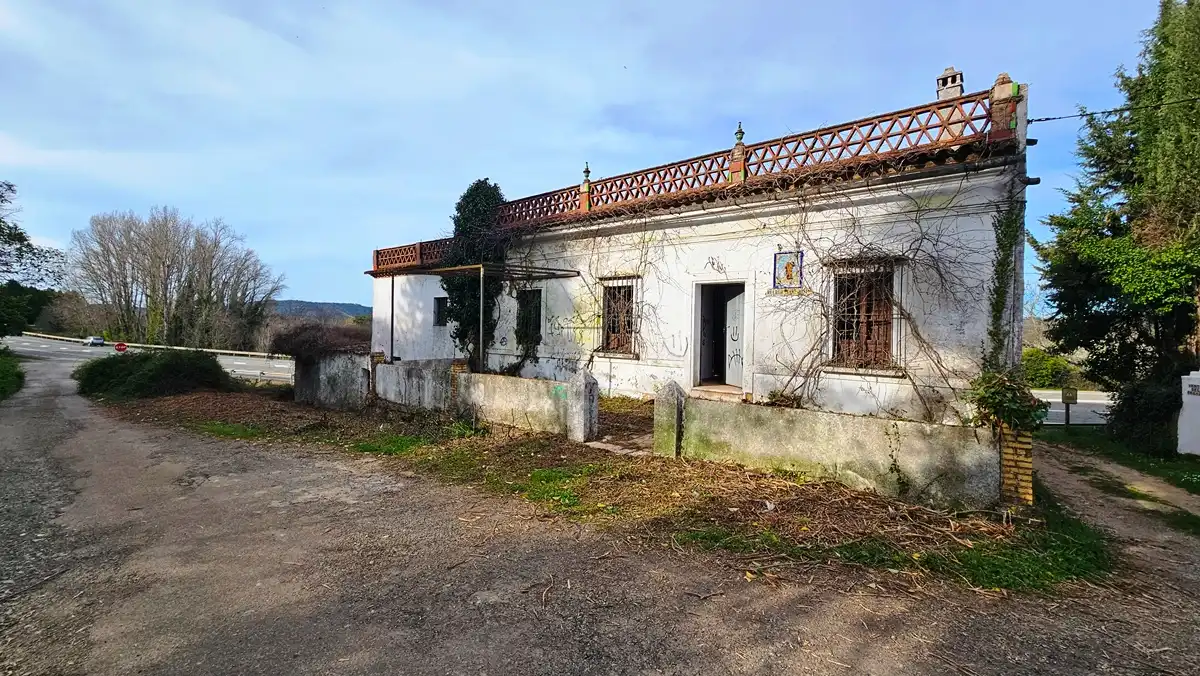 Vista exterior de Casa o chalet en venta en Fuenteheridos con Jardín privado, Terraza y Trastero