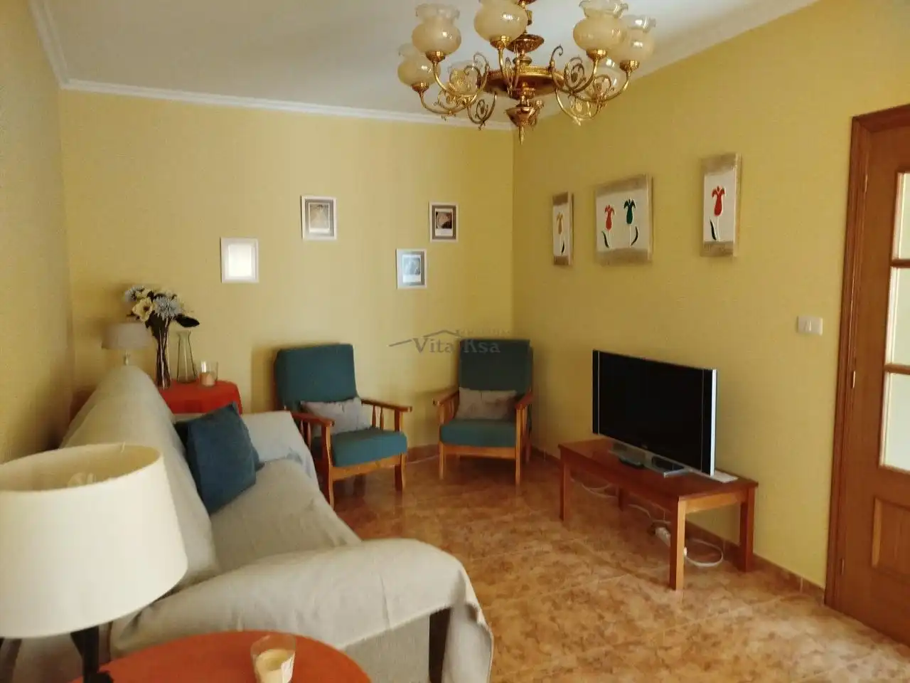 Sala de estar de Casa o chalet en venta en Trasmiras con Jardín privado y Amueblado