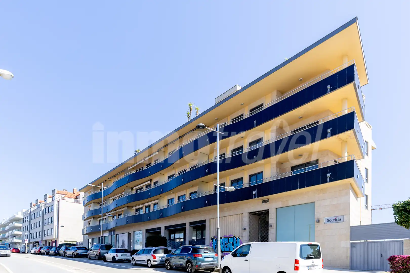 Vista exterior de Apartament en venda en Sanxenxo amb Calefacció, Parquet i Terrassa