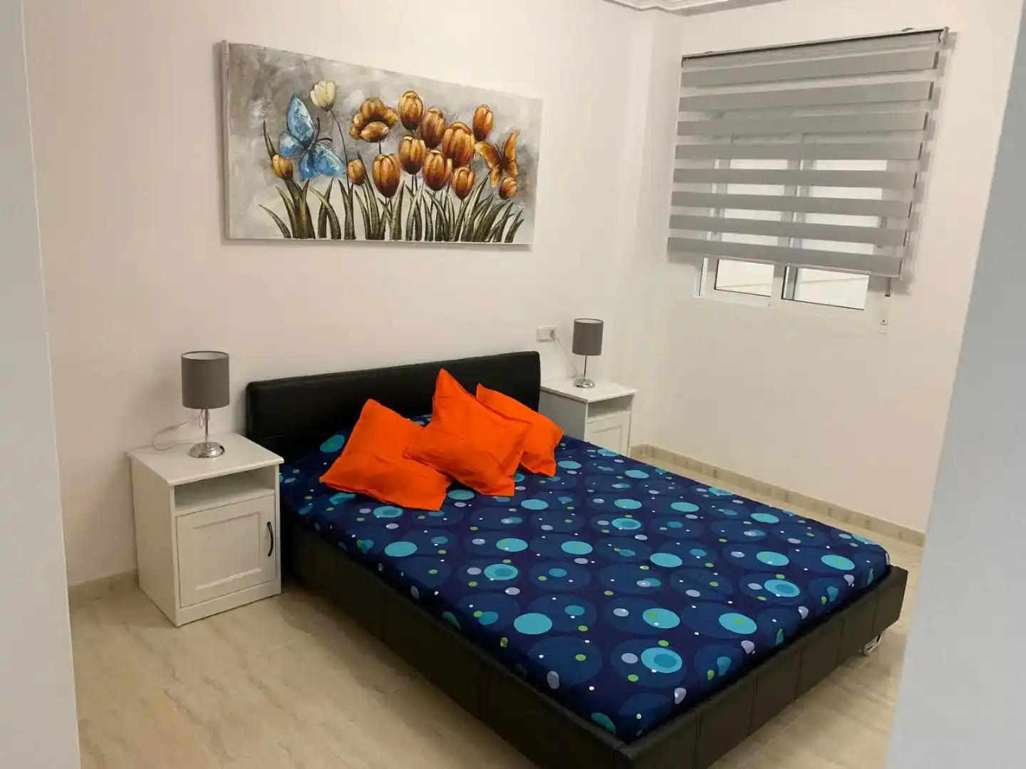 Schlafzimmer von Wohnung zur Miete in El Campello mit Klimaanlage, Möbliert und Balkon