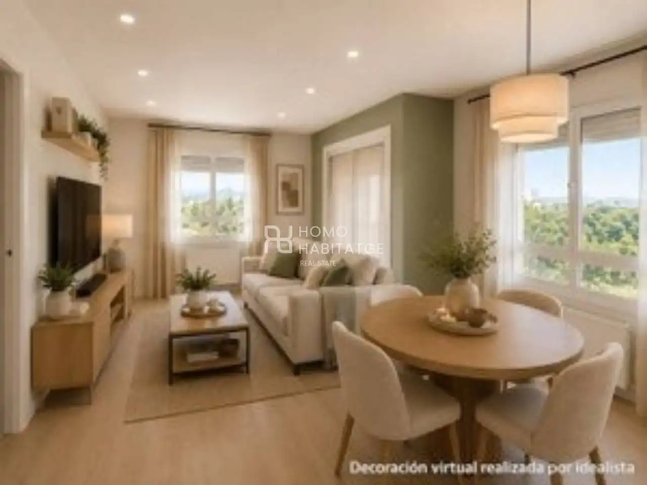 Wohnzimmer von Wohnung zum Verkauf in Sabadell mit Heizung und Balkon