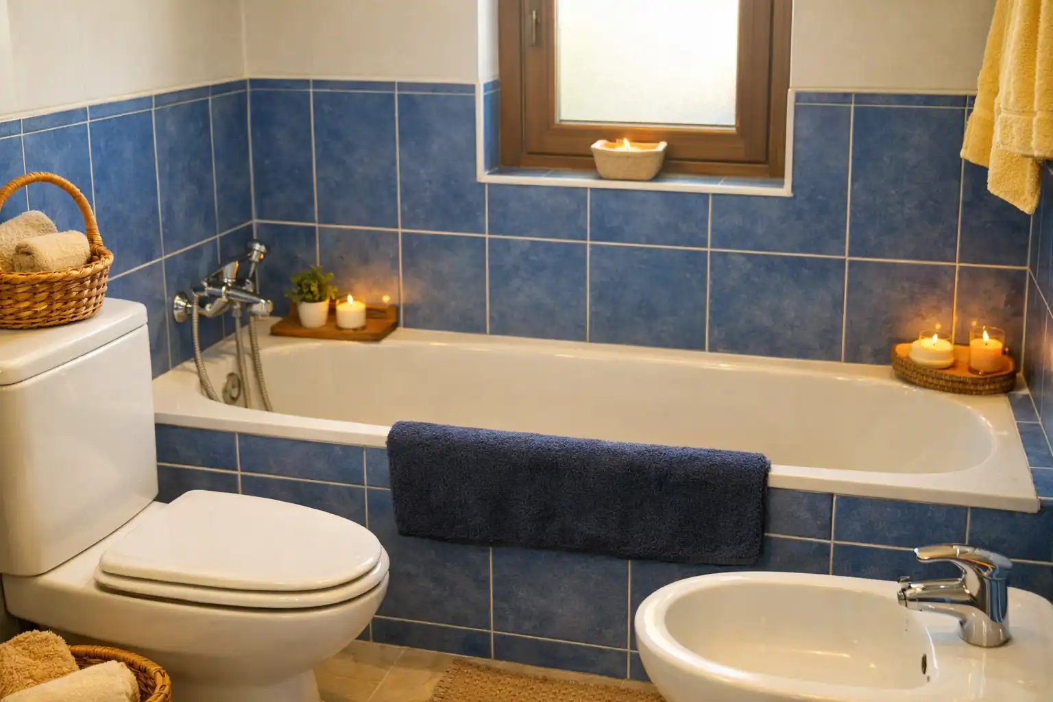 Bathroom of Duplexes for sale in Massalfassar  with Air Conditioner, Heating and Terrace