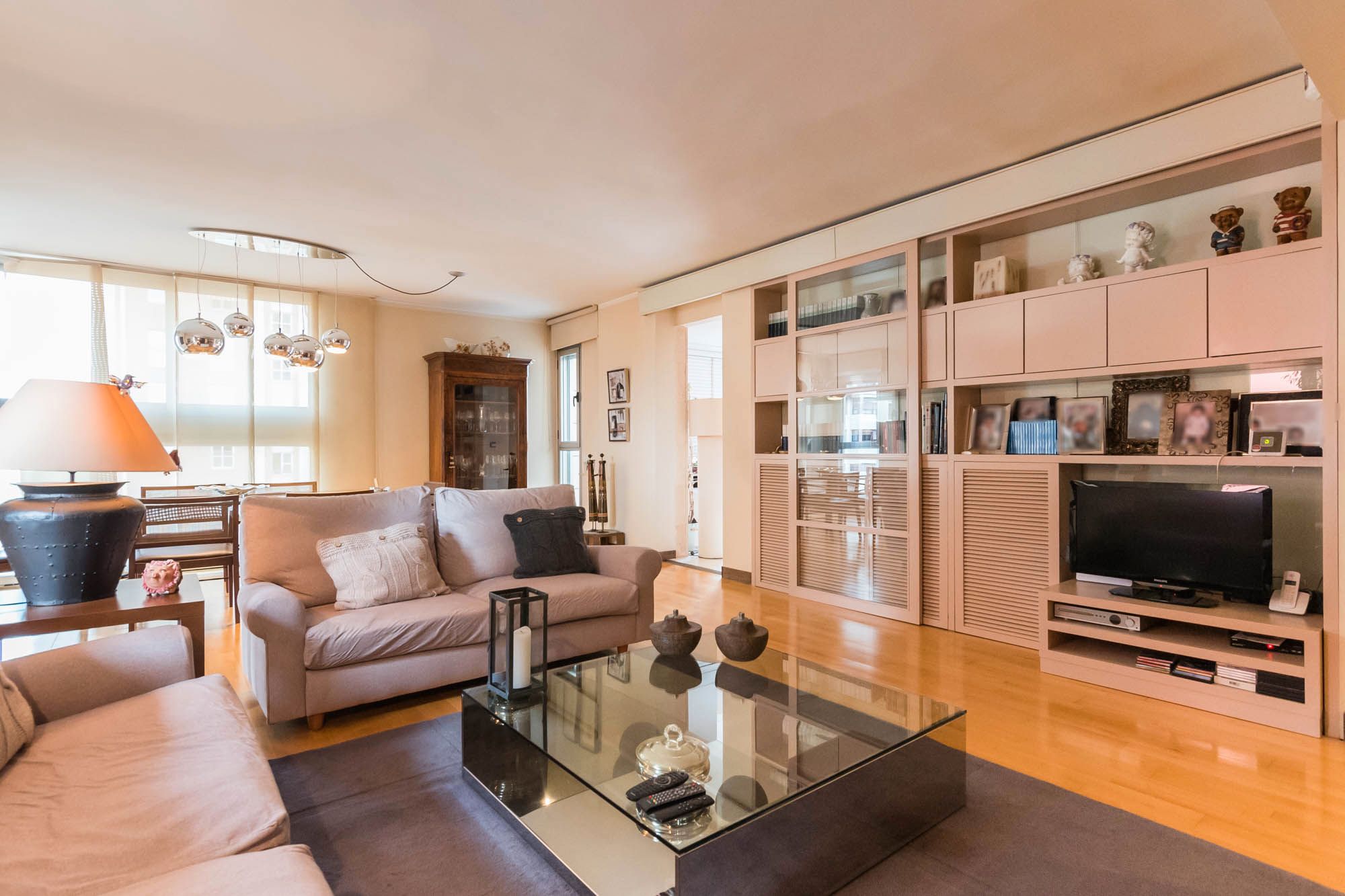 Sala de estar de Piso en venta en  Murcia Capital con Aire acondicionado, Calefacción y Parquet