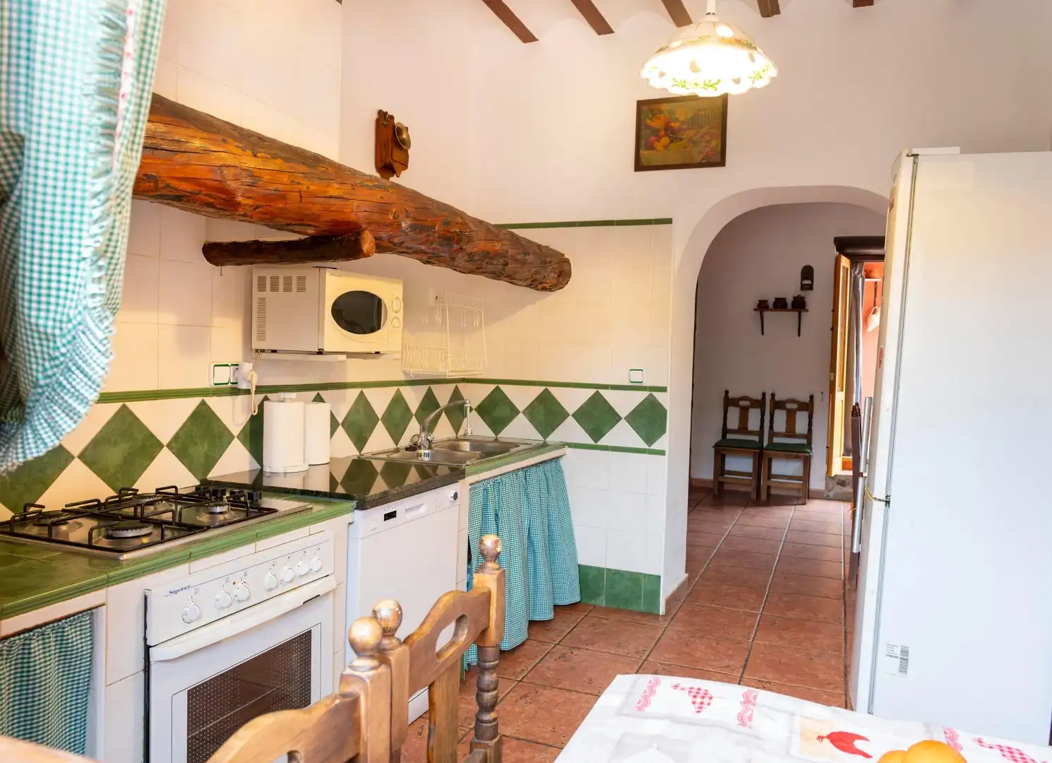 Cuina de Casa o xalet en venda en Blanca amb Terrassa, Piscina i Moblat