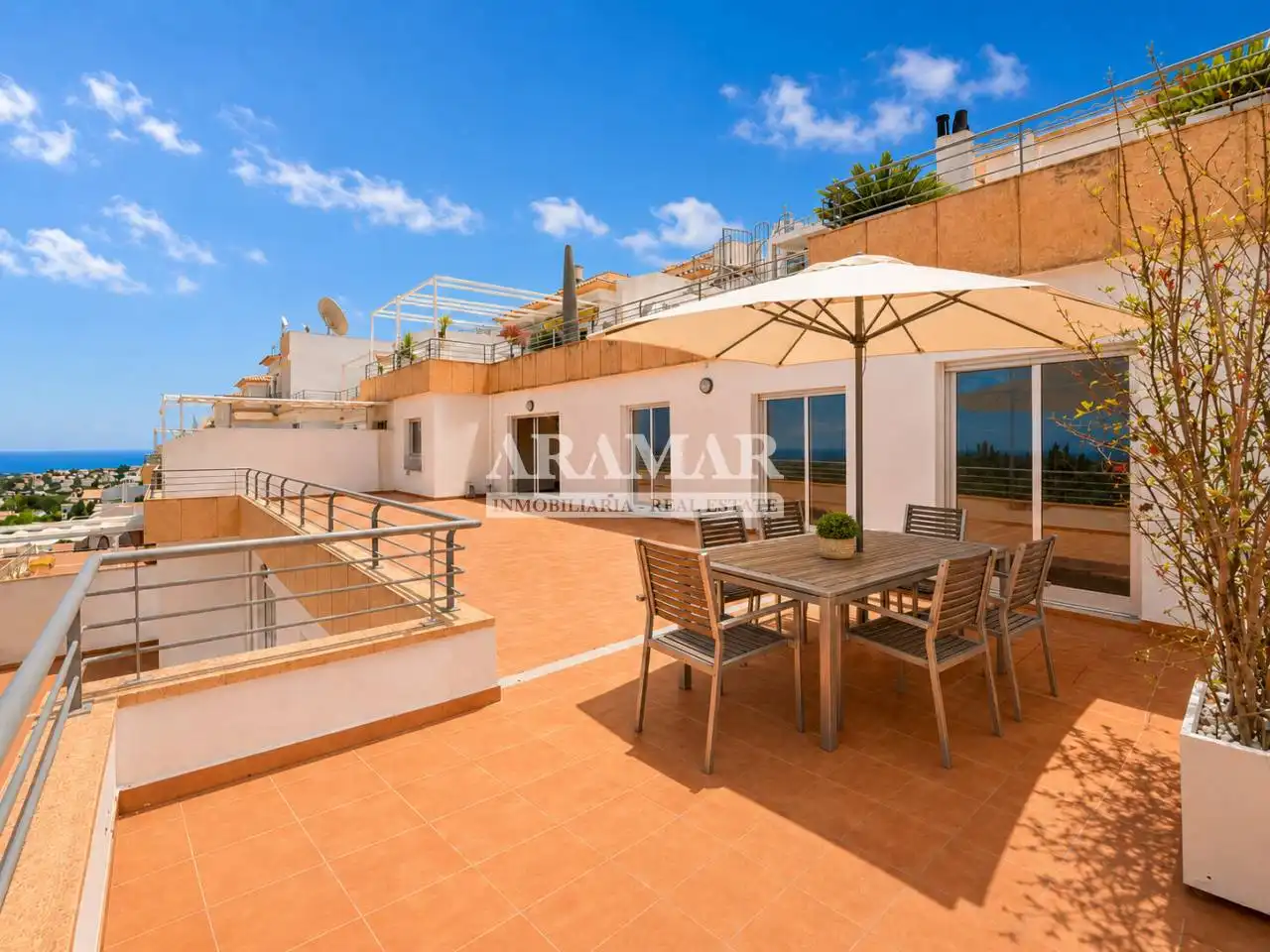 Terraza de Apartamento en venta en Pego con Aire acondicionado y Piscina comunitaria