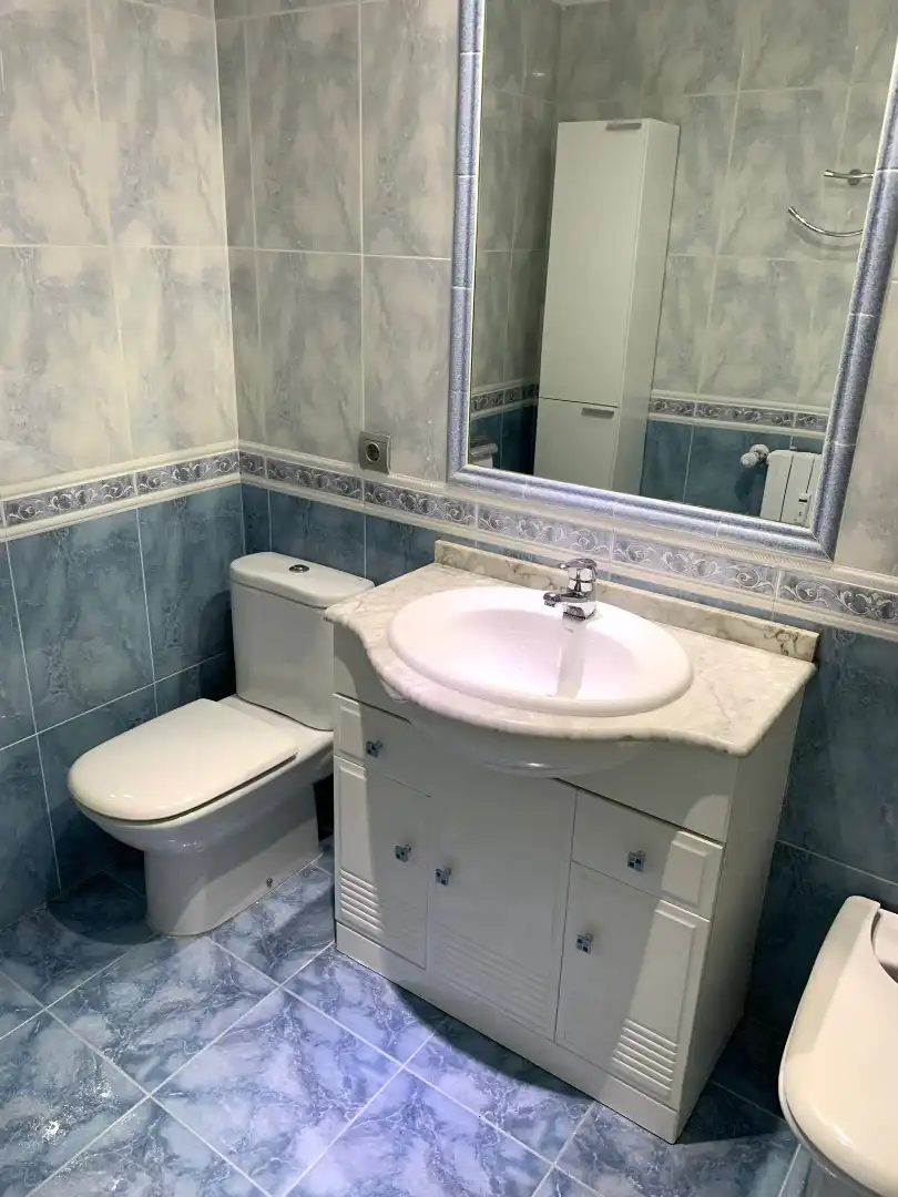 Baño de Apartamento de alquiler en Zaragoza con Calefacción, Parquet y Amueblado