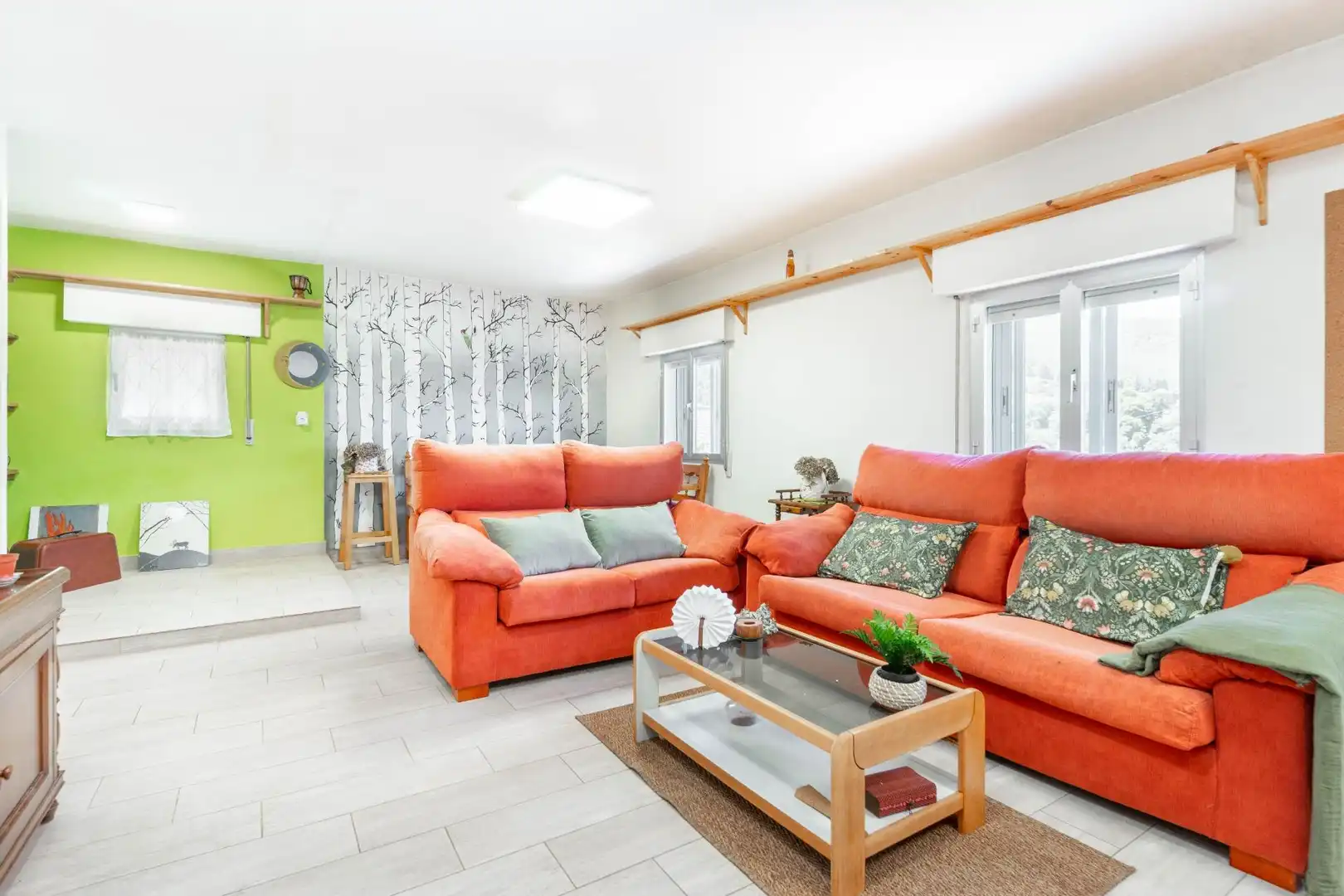 Sala d'estar de Casa o xalet en venda en Ibias amb Calefacció, Terrassa i Moblat