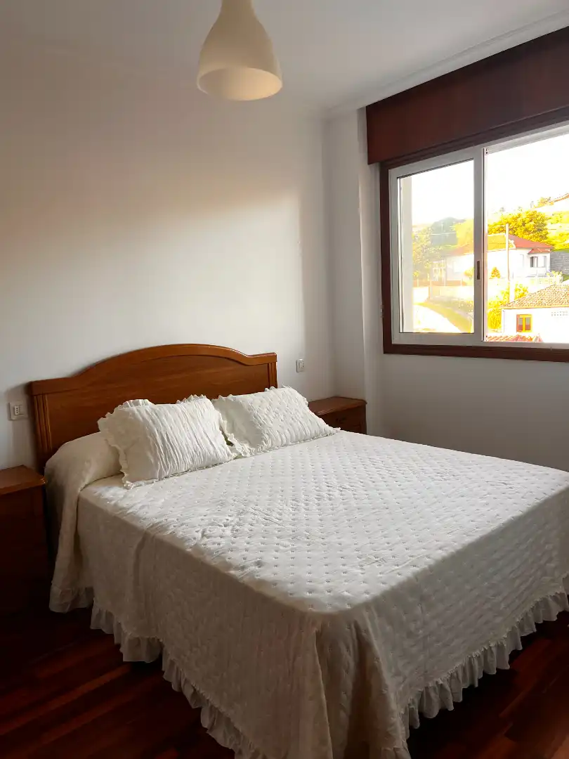 Dormitori de Apartament en venda en Baiona amb Calefacció, Parquet i Moblat
