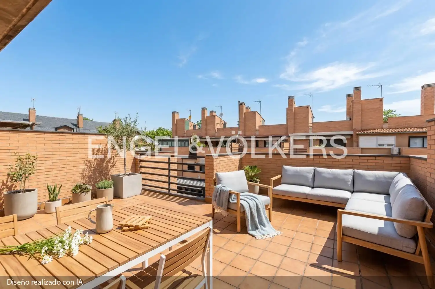 Terraza de Casa o chalet en venta en Madrid con Aire acondicionado, Calefacción y Jardín privado