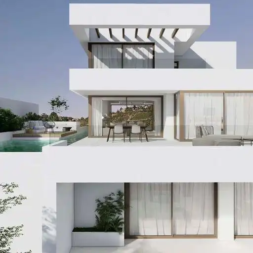 Villa mit Pool zum Verkauf in Balcón de Finestrat - Terra Marina