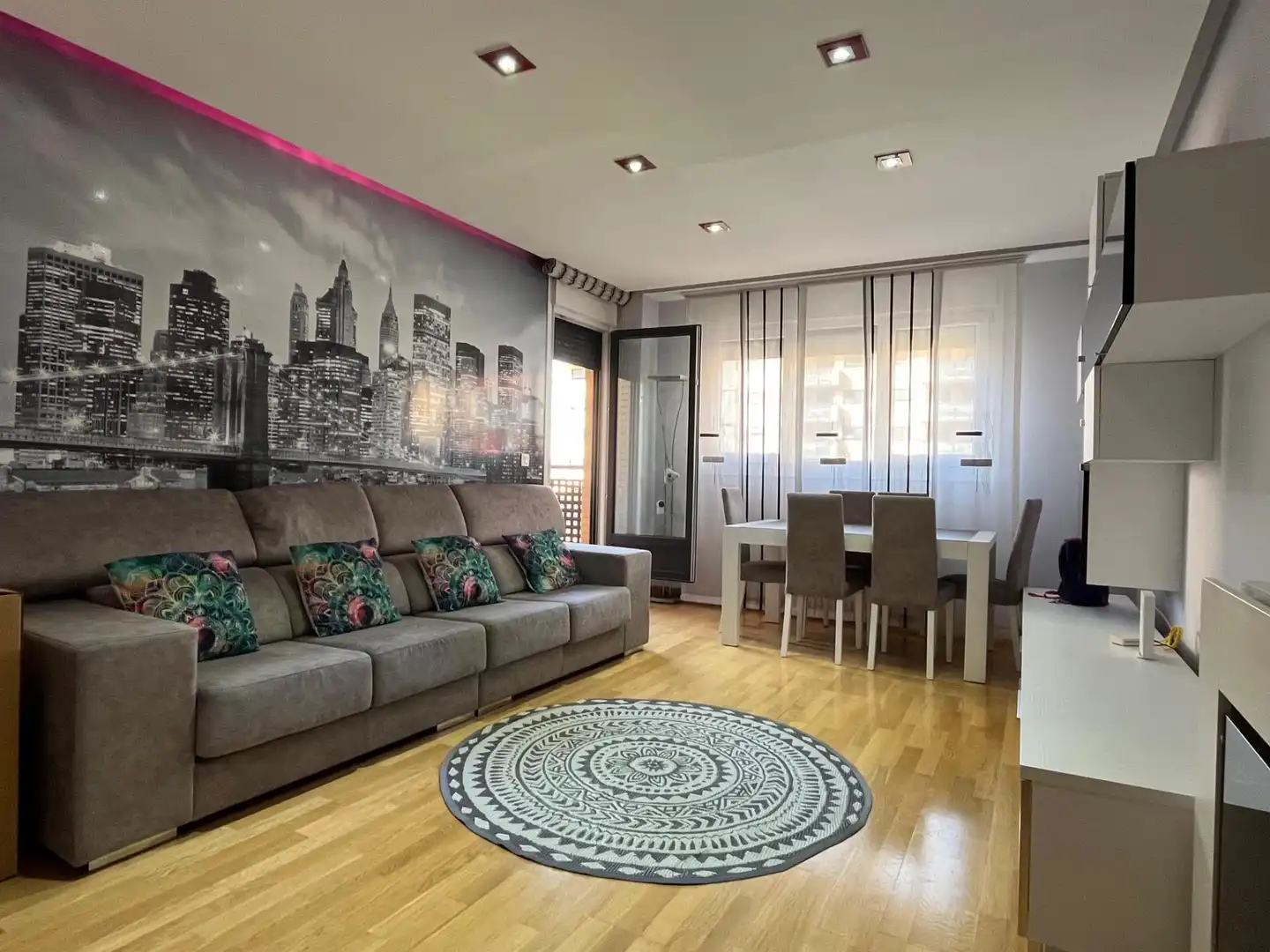 Living room of Flat for rent in Rivas-Vaciamadrid  with Heating, Private garden and Terrace