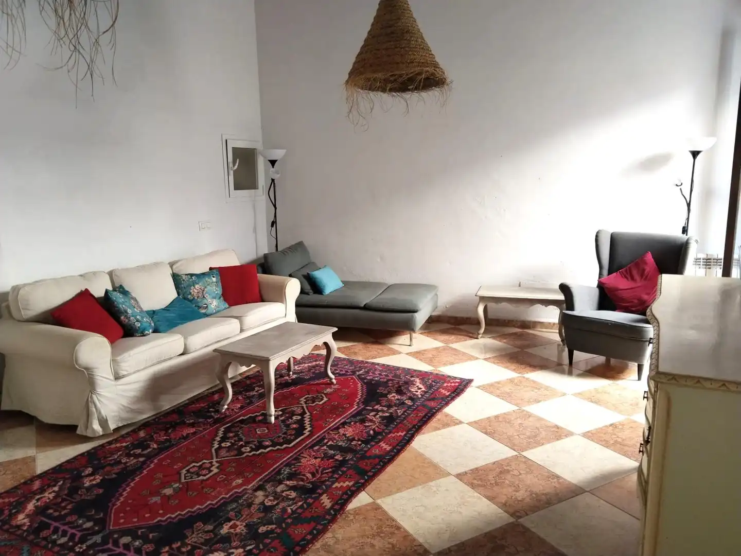 Sala d'estar de Casa o xalet en venda en Felanitx amb Aire condicionat, Terrassa i Moblat