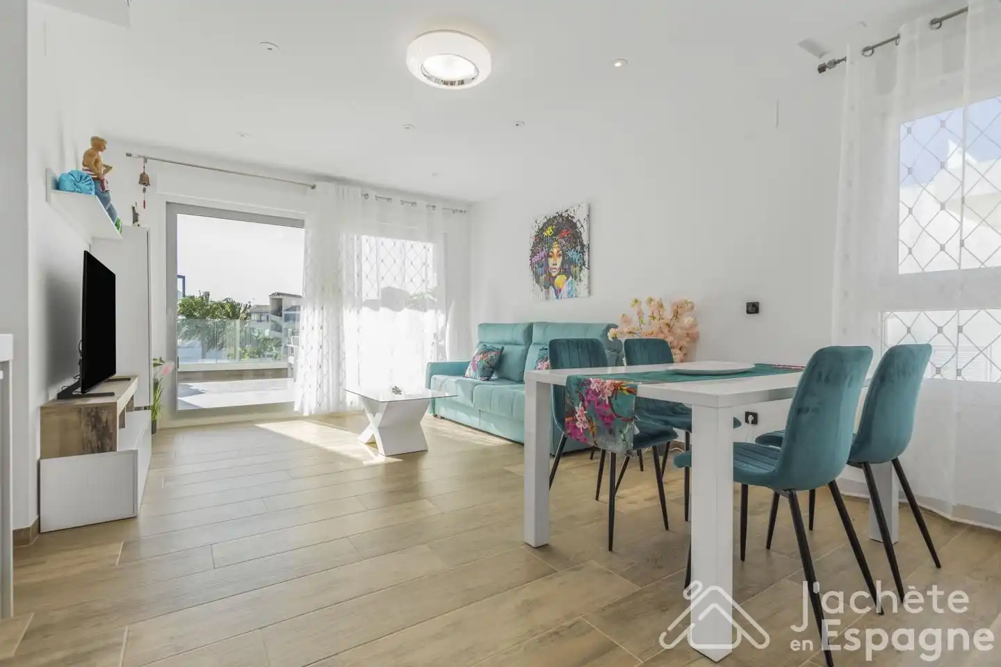 Sala de estar de Piso en venta en Torrevieja con Aire acondicionado y Terraza