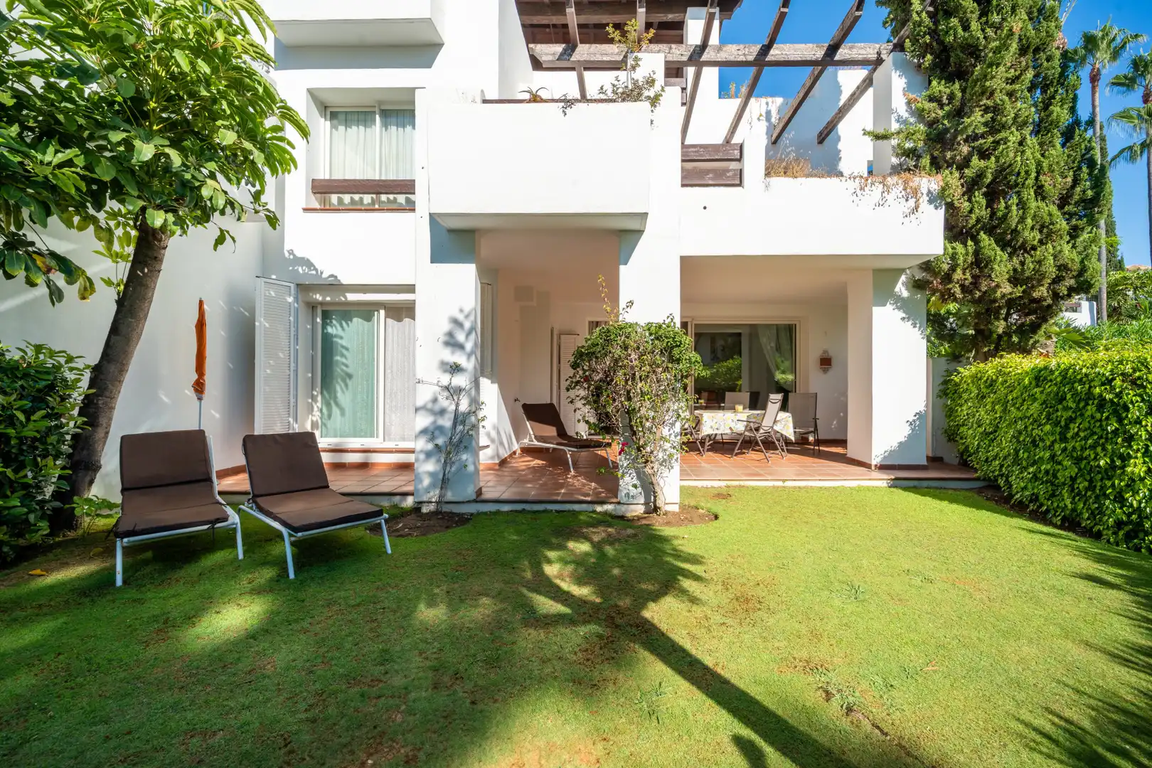 Garden of Ground floor for sale in Estepona  with Air Conditioner, Private garden and Terrace
