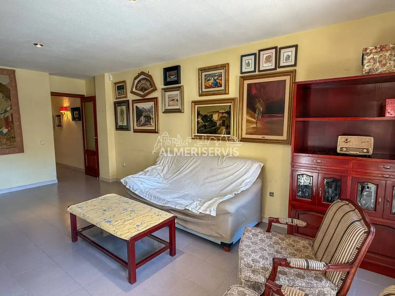 Sala de estar de Piso en venta en El Ejido con Aire acondicionado y Amueblado