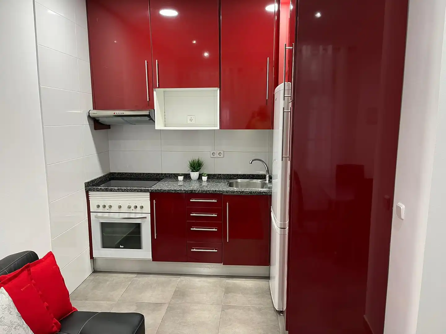Cuina de Pis de lloguer en Madrid amb Aire condicionat, Calefacció i Parquet