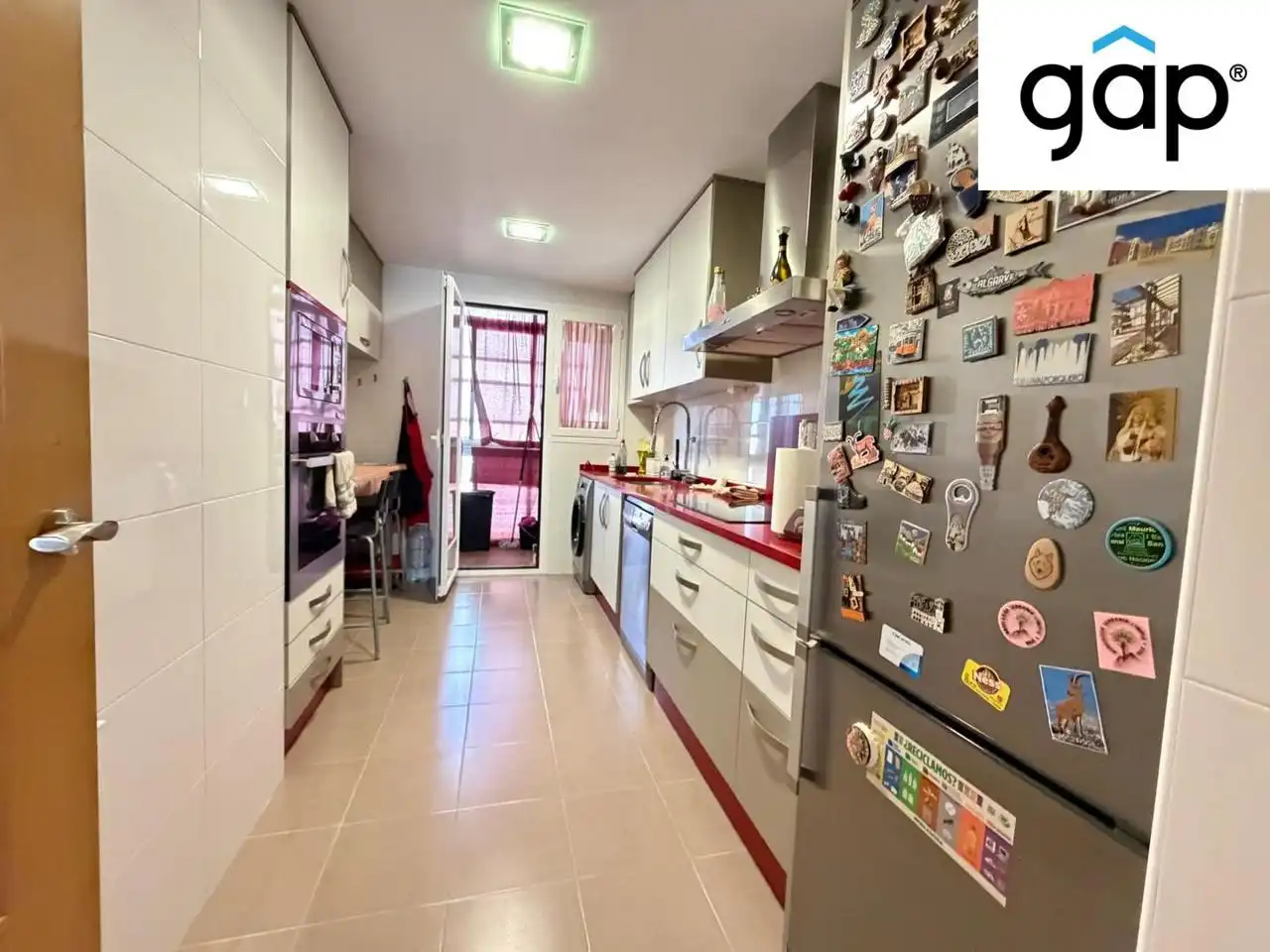 Cocina de Piso de alquiler en Cuenca con Terraza y Amueblado