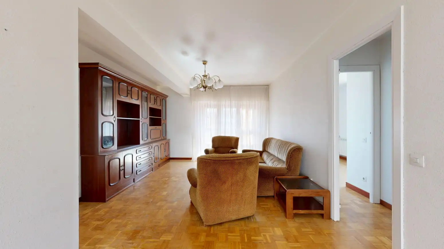 Sala de estar de Piso en venta en Tafalla con Calefacción, Parquet y Terraza