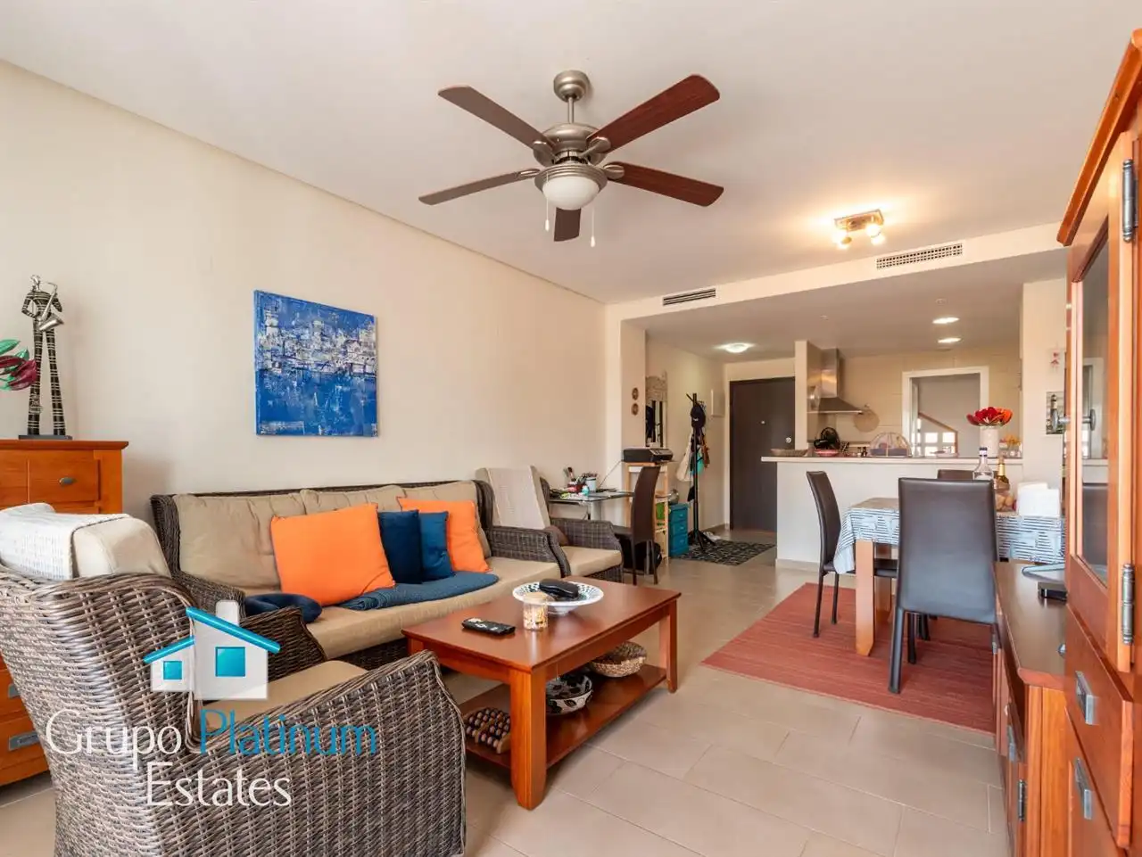 Sala de estar de Apartamento en venta en Pulpí con Aire acondicionado, Calefacción y Terraza