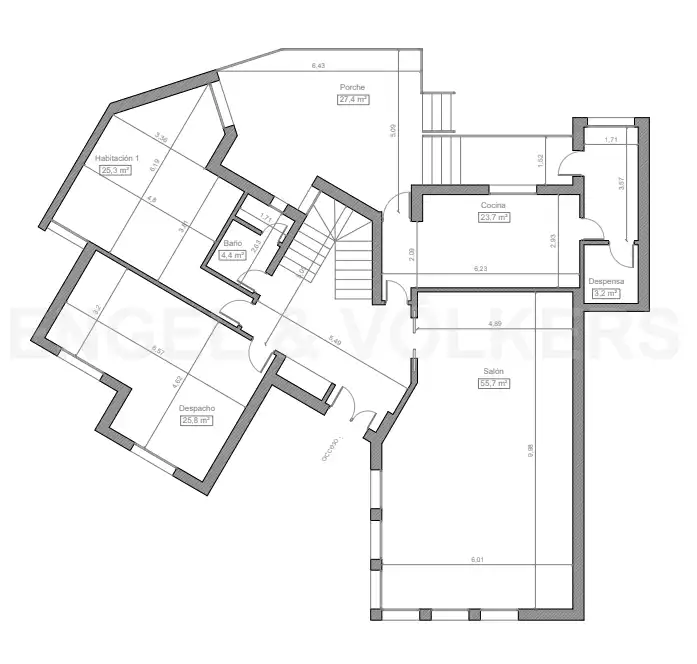 Casa amb piscina en venda a Molino de la Hoz, imagen 35