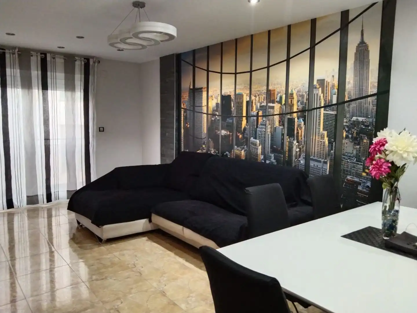 Living room of Flat for rent in Albatera  with Air Conditioner and Furnished