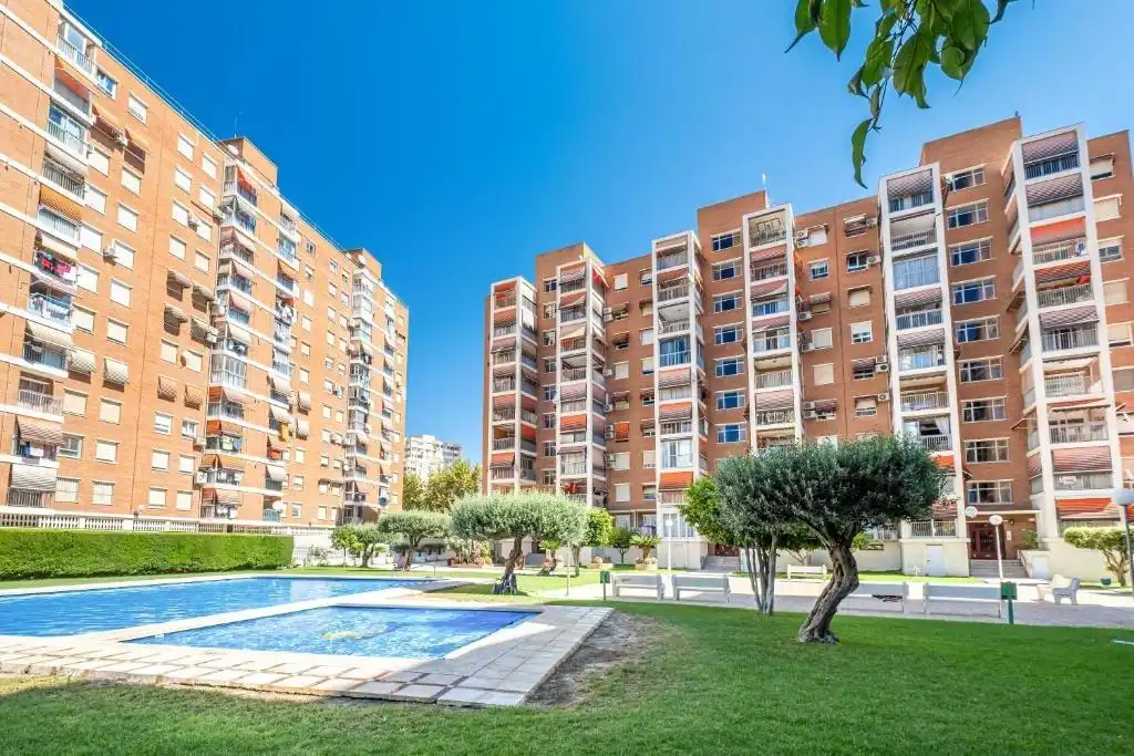 Exterior view of Flat for sale in Benidorm  with Air Conditioner, Heating and Private garden