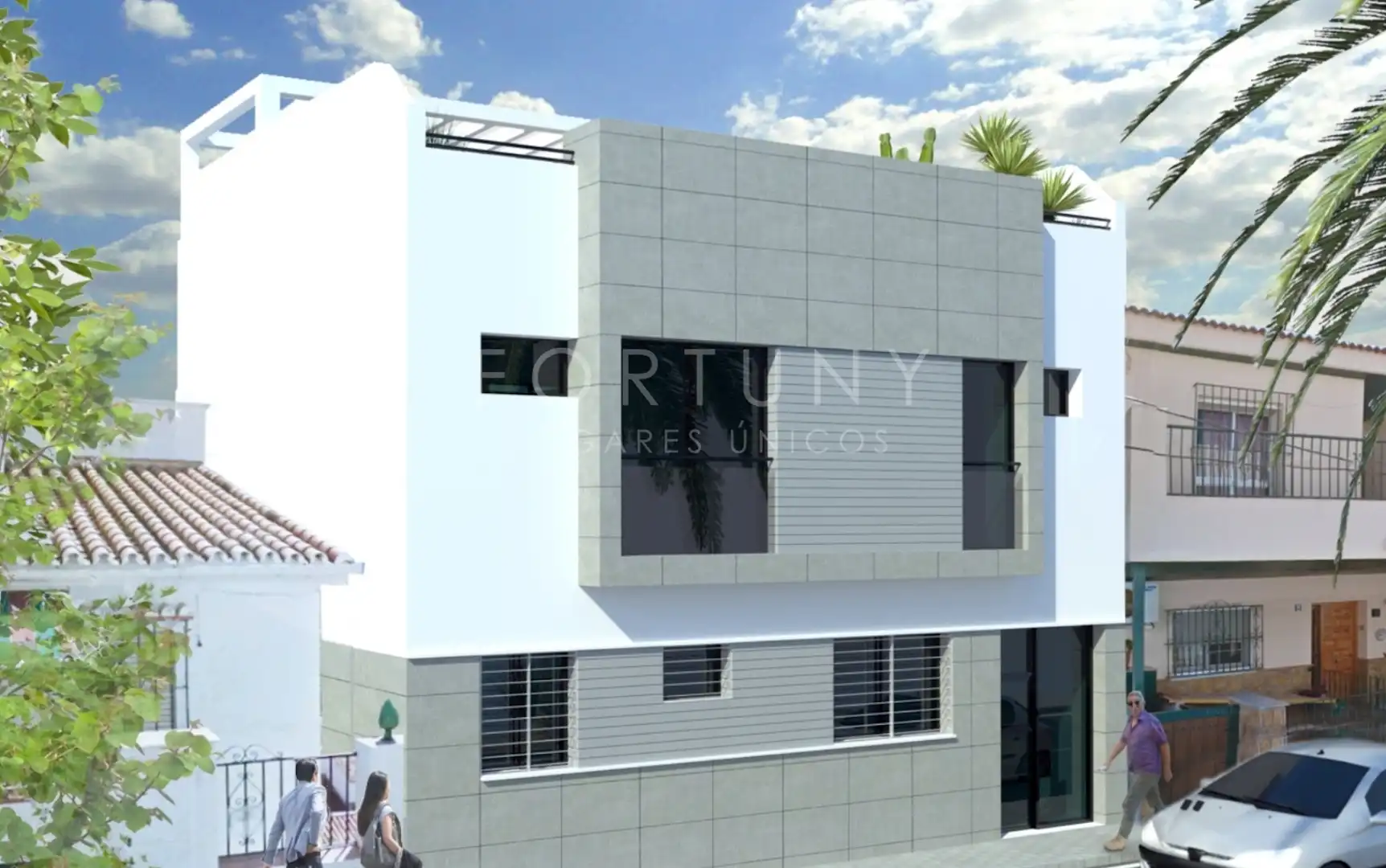 Vista exterior de Residencial en venta en Málaga