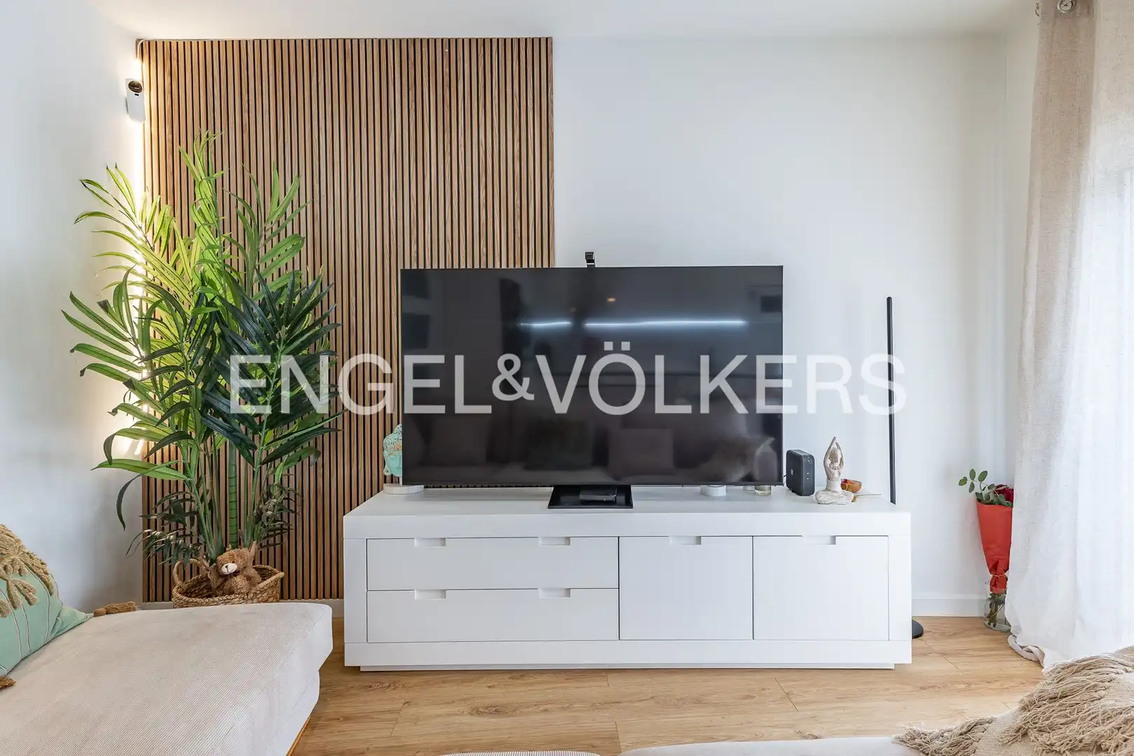 Sala de estar de Piso en venta en Mataró con Aire acondicionado, Calefacción y Parquet