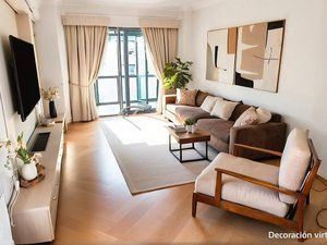 Sala d'estar de Pis en venda en Sopelana amb Calefacció, Parquet i Terrassa