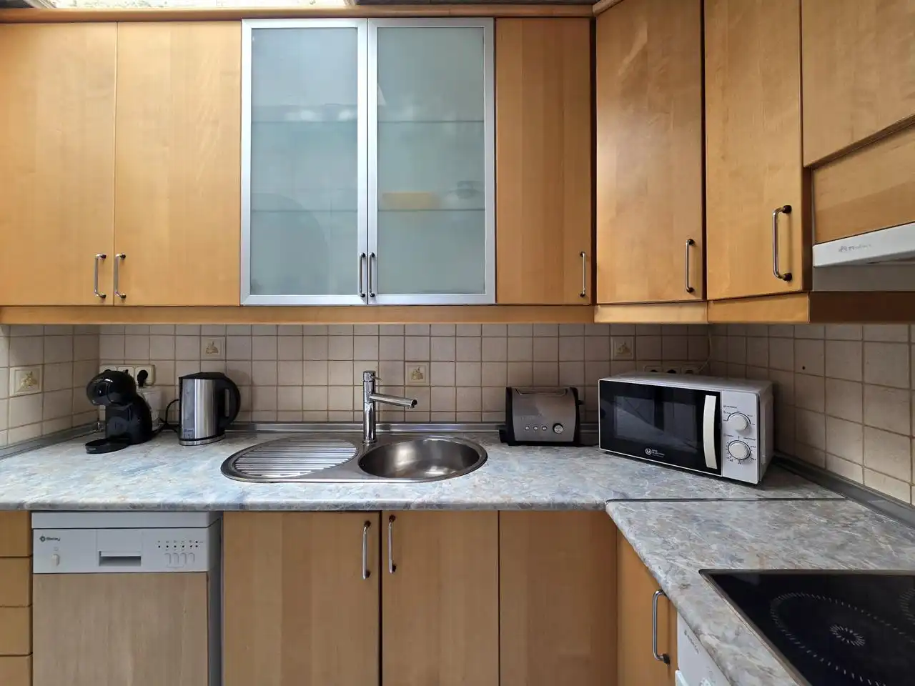 Cocina de Dúplex de alquiler en San Bartolomé de Tirajana con Terraza, Amueblado y Piscina comunitaria