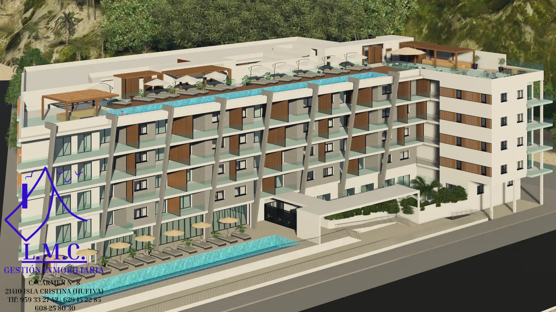 Piscina de Edificio en venta en Isla Cristina