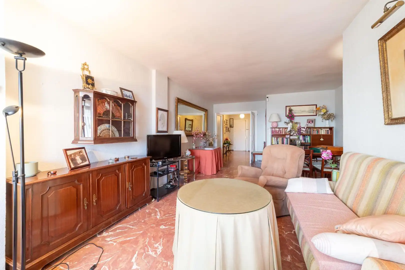 Sala de estar de Piso en venta en Málaga con Balcón