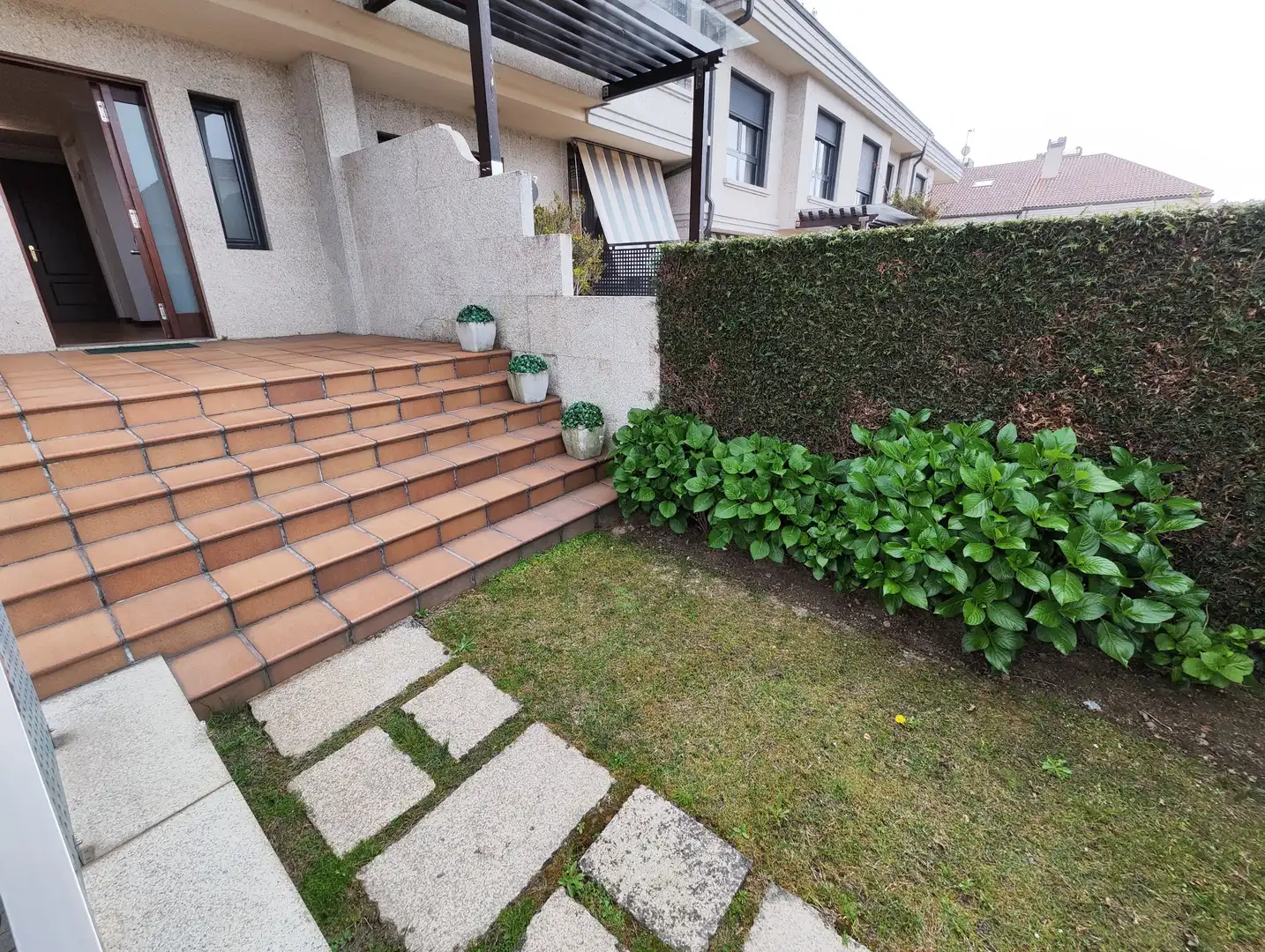 Terraza de Casa adosada en venta en Vigo  con Jardín privado, Parquet y Terraza